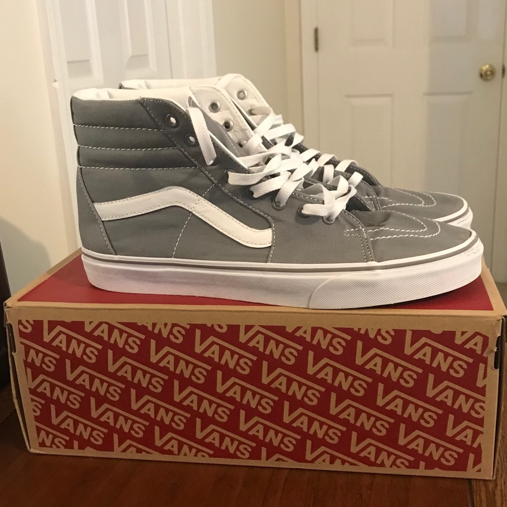 Vans Sk8-Hi Grey High Top Sneakers Men’s